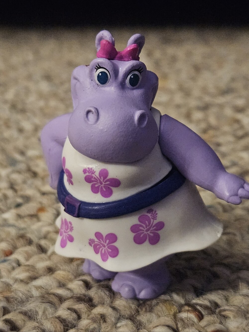 Disney Hilda Purple Hippo Figure